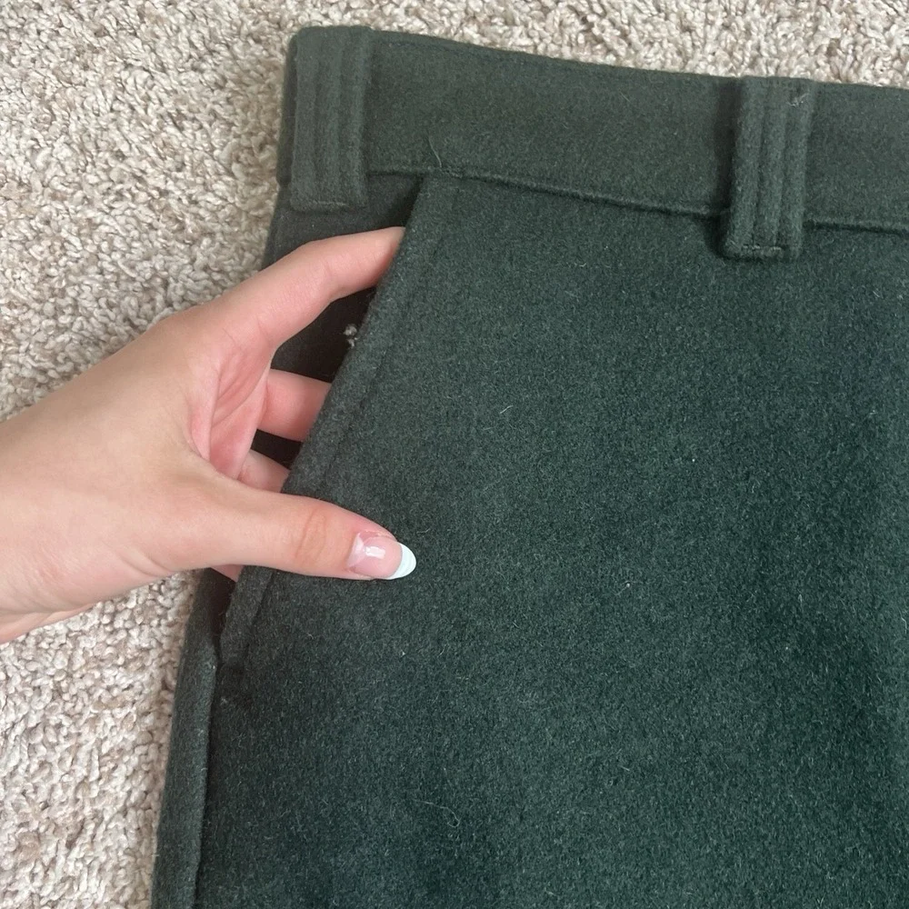 Codet Wool Cargo Pants Mens Size 36x33 Green Outdoors Camping Hiking Trousers